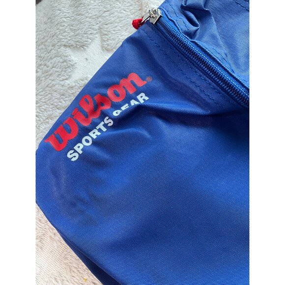 New Old Stock Wilson Vintage 90's Sports Gear Athletic Gym Duffle Bag Y2K - Picture 3 of 10
